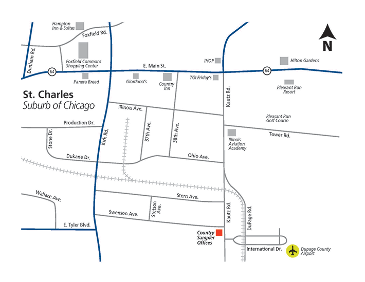 St. Charles, Illinois - City map